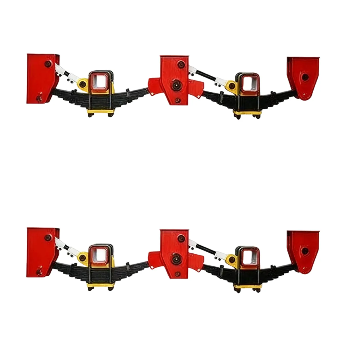 Trailer suspension guide - bogie tandem mechanical suspension